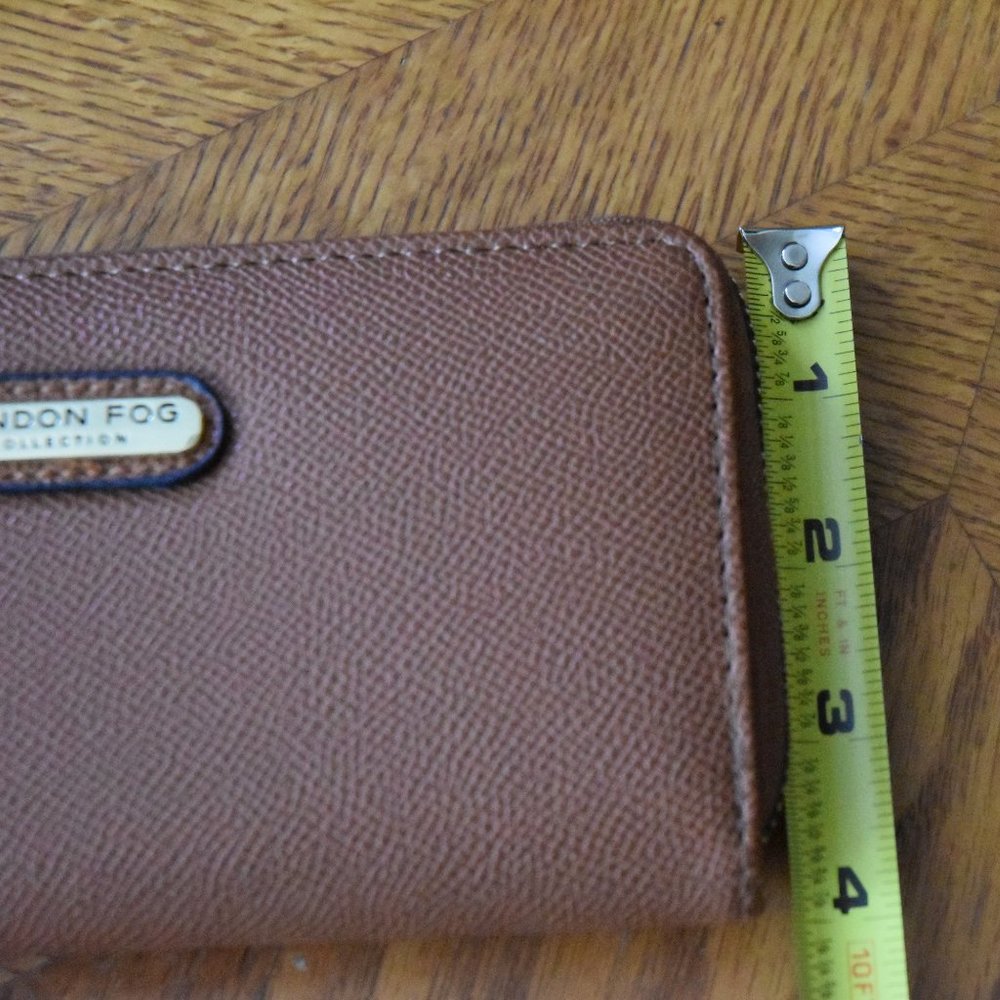 Adalia Cognac Wristlet | London Fog - Picture 3 of 7
